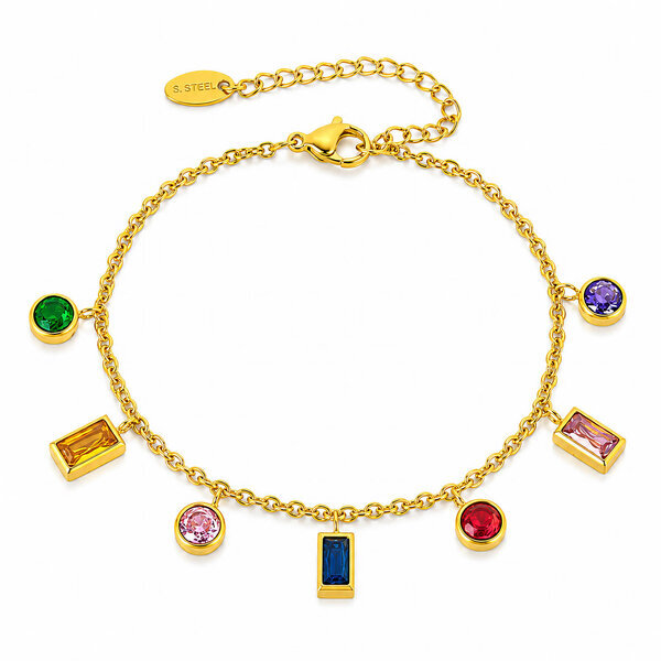 PVD Gold-Plated Stainless Steel Bracelet - Intensity