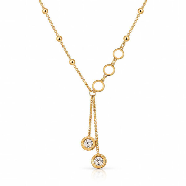 PVD Gold-Plated Stainless Steel Necklace - Intensity