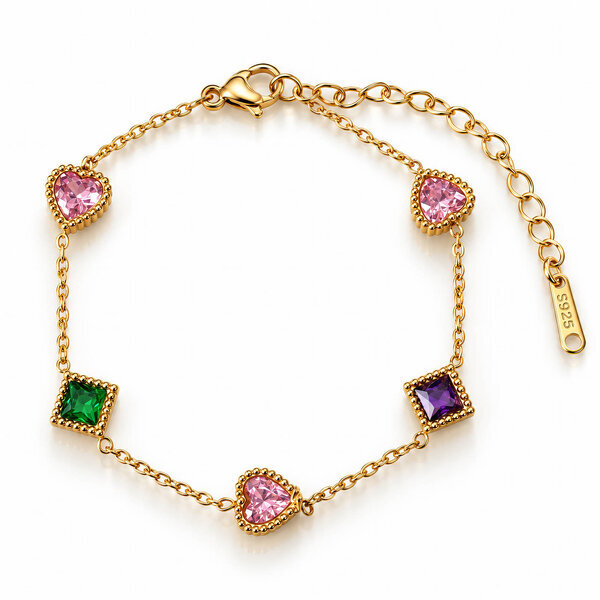 PVD Gold-Plated Stainless Steel Bracelet - Intensity
