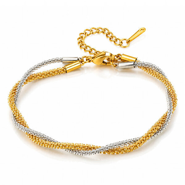 PVD Gold-Plated Stainless Steel Bracelet - Intensity