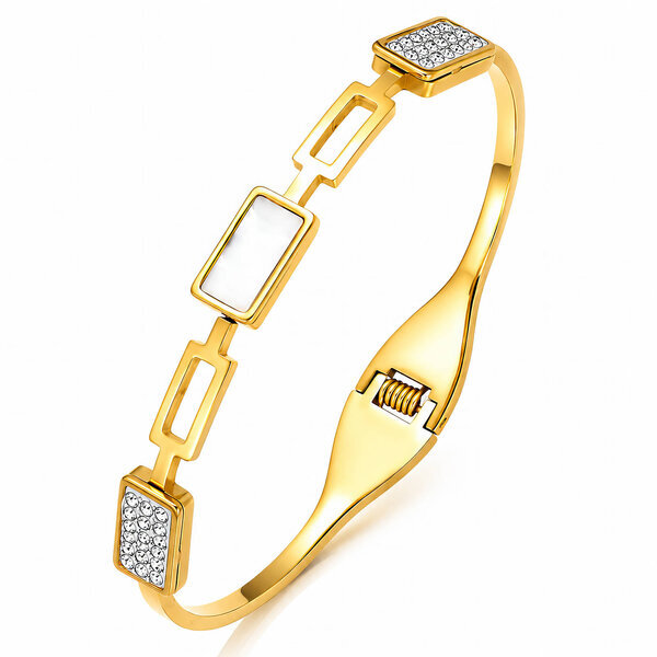 PVD Gold-Plated Stainless Steel Bracelet - Intensity