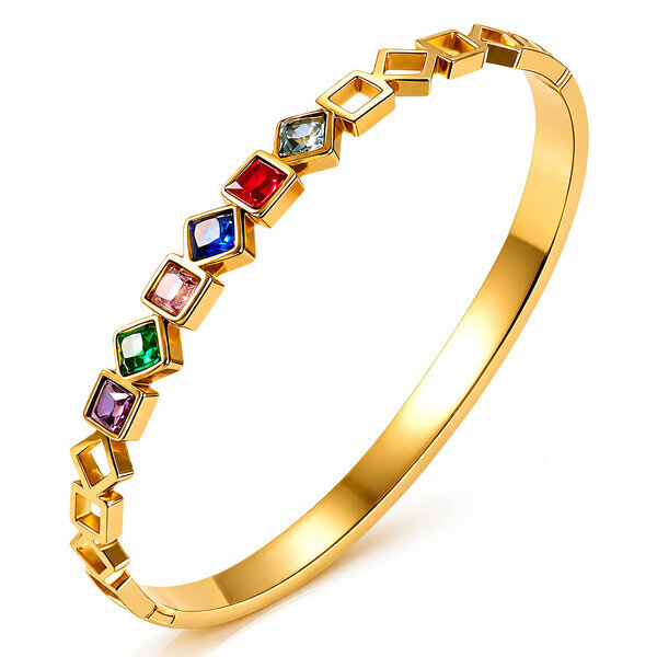 PVD Gold-Plated Stainless Steel Bracelet - Intensity