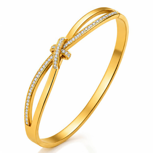 PVD Gold-Plated Stainless Steel Bracelet - Intensity