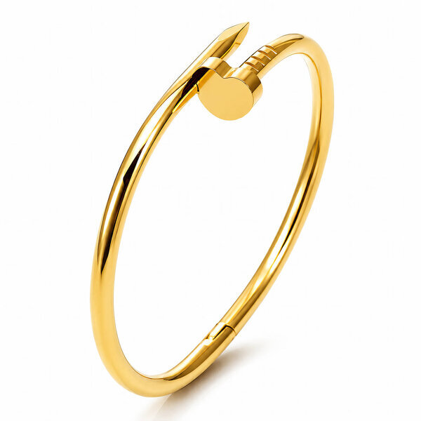 "Heart" PVD Gold-Plated Stainless Steel Bracelet - Intensity