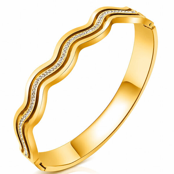 PVD Gold-Plated Stainless Steel Bracelet - Intensity
