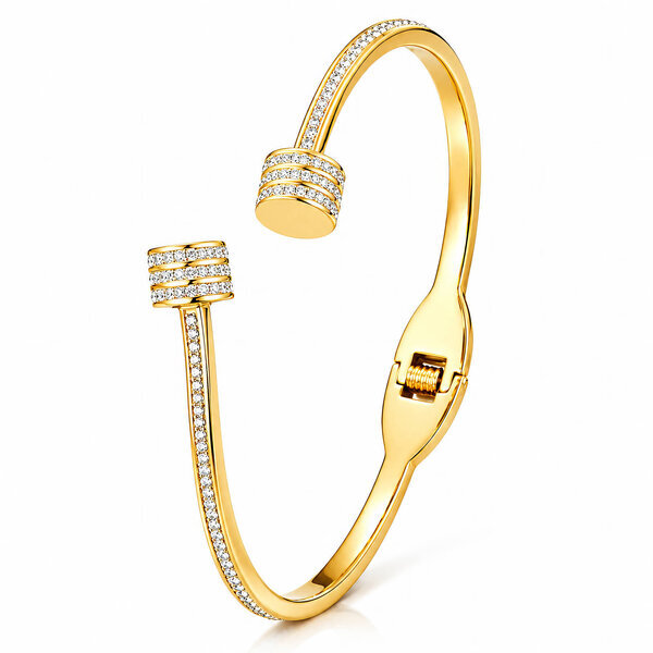 PVD Gold-Plated Stainless Steel Bracelet - Intensity