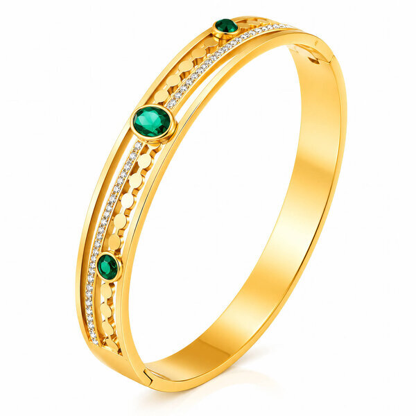PVD Gold-Plated Stainless Steel Bracelet - Intensity