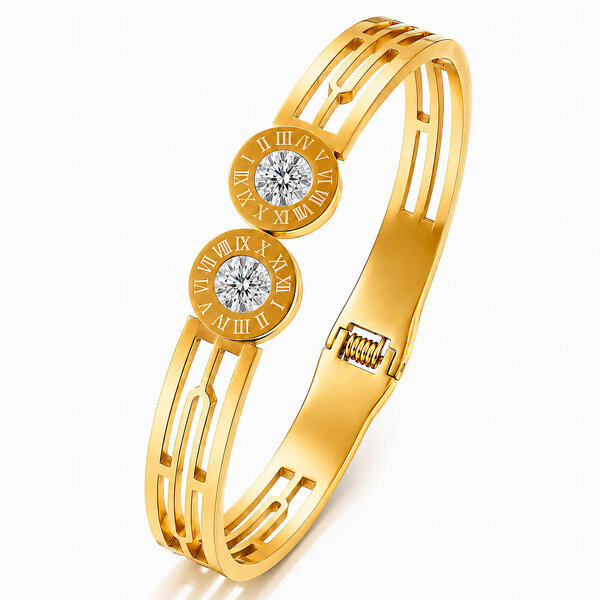 PVD Gold-Plated Stainless Steel Bracelet - Intensity