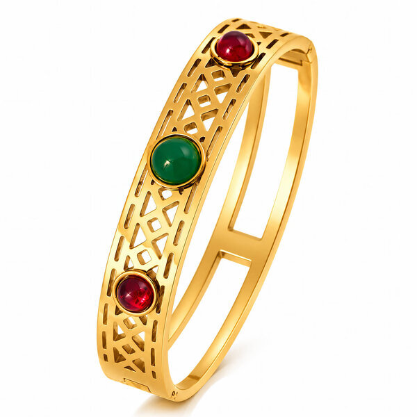 PVD Gold-Plated Stainless Steel Bracelet - Intensity