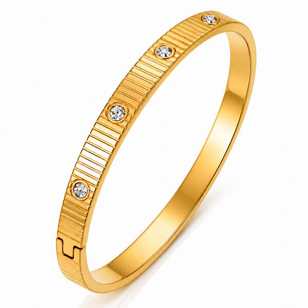 PVD Gold-Plated Stainless Steel Bracelet - Intensity