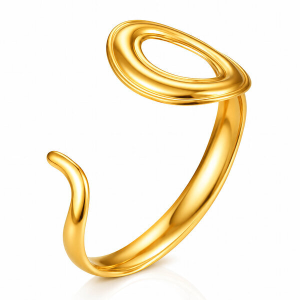 PVD Gold-Plated Stainless Steel Bracelet - Intensity