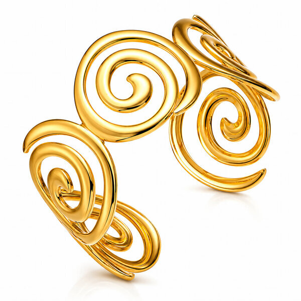 PVD Gold-Plated Stainless Steel Bracelet - Intensity