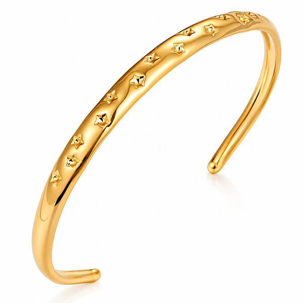 PVD Gold-Plated Stainless Steel Bracelet - Intensity