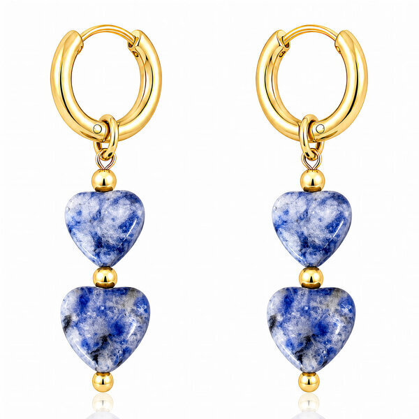 "Hearts" Earrings - Bubble Pop