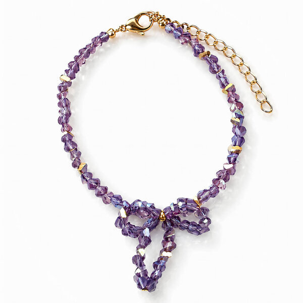 Bracelet, 18K Gold Plated Steel