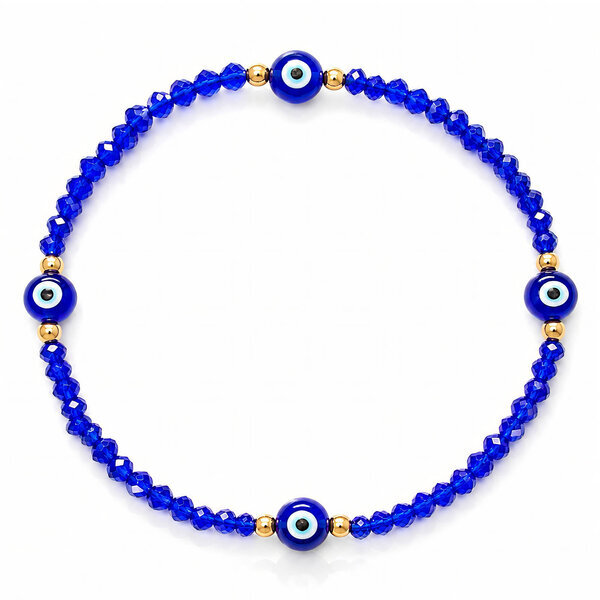 Bracelet, 18K Gold Plated Steel