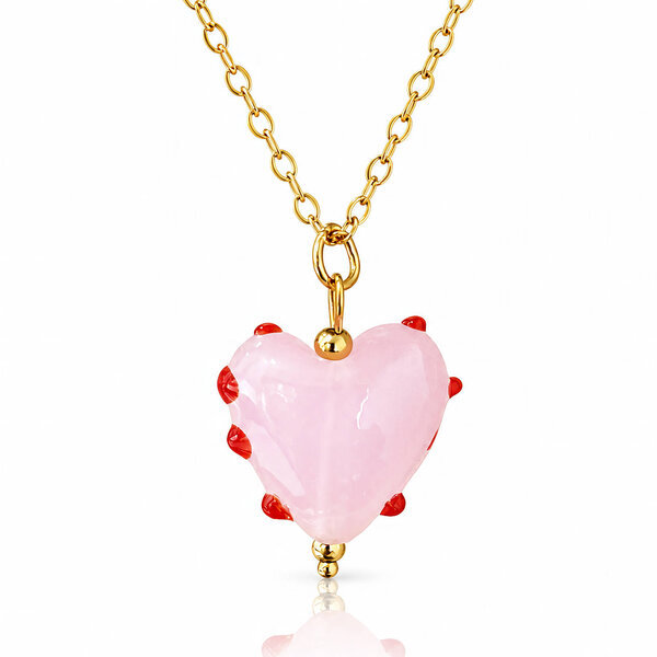 "Heart" Necklace - Bubble Pop