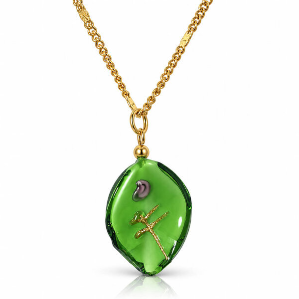 PVD Gold-Plated Stainless Steel Necklace - Bubble Pop