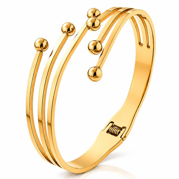 PVD Gold-Plated Stainless Steel Bracelet - Intensity