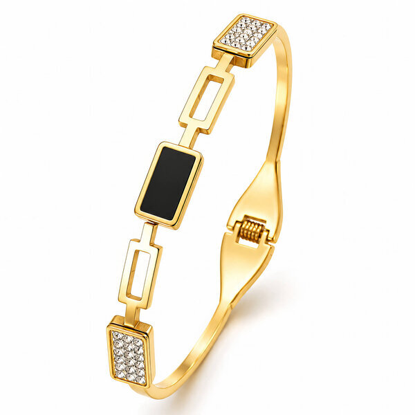 PVD Gold-Plated Stainless Steel Bracelet - Intensity