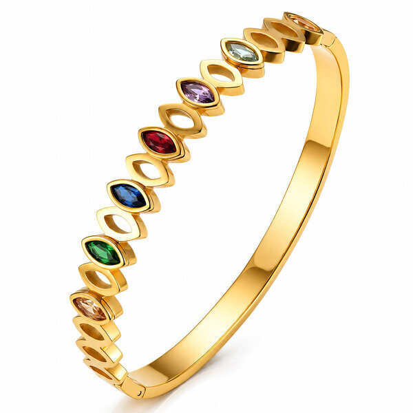 PVD Gold-Plated Stainless Steel Bracelet - Intensity