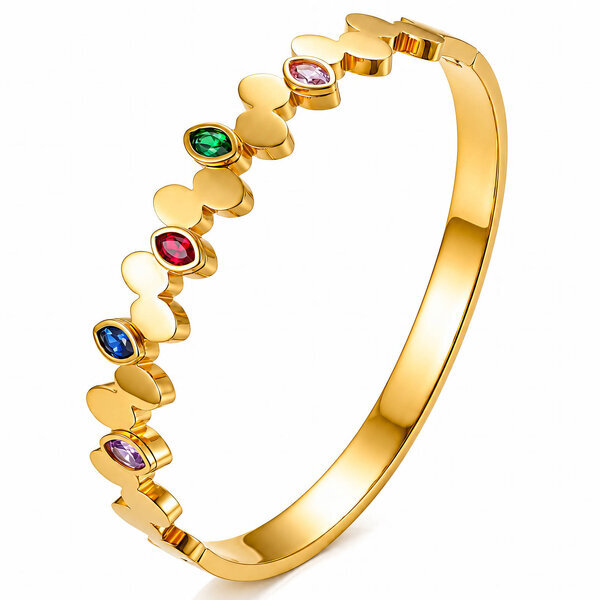 PVD Gold-Plated Stainless Steel Bracelet - Intensity