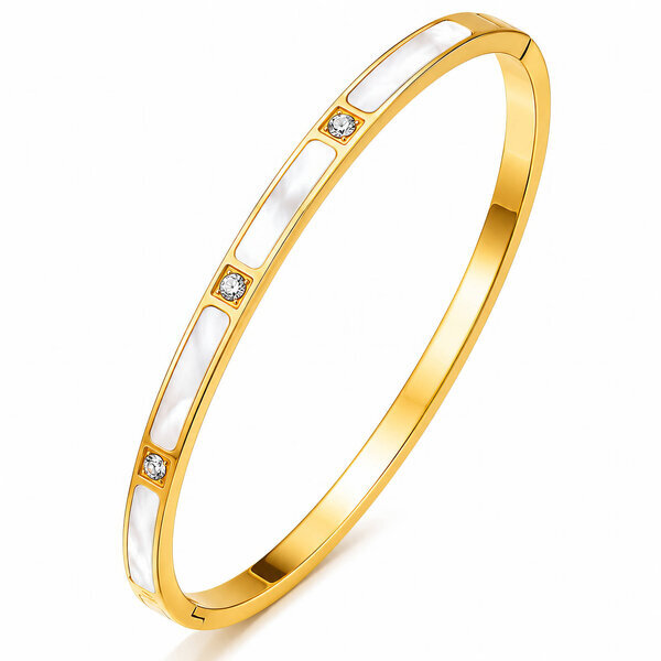 PVD Gold-Plated Stainless Steel Bracelet - Intensity