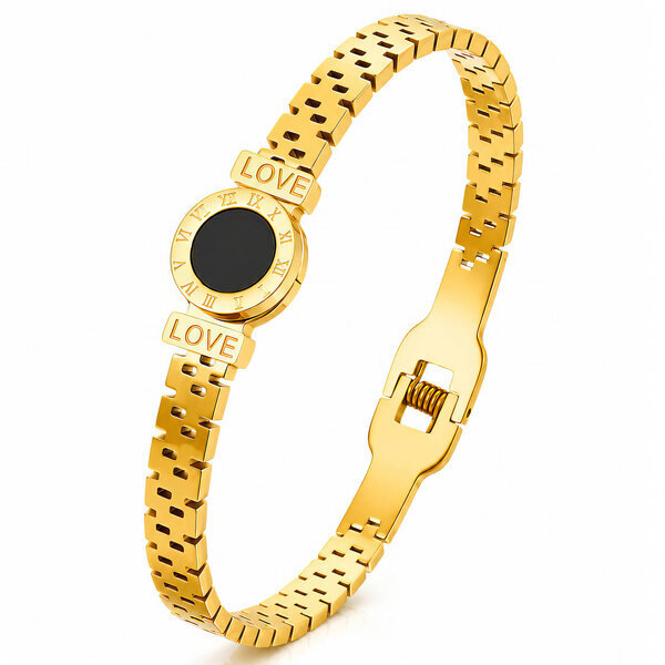 PVD Gold-Plated Stainless Steel Bracelet - Intensity