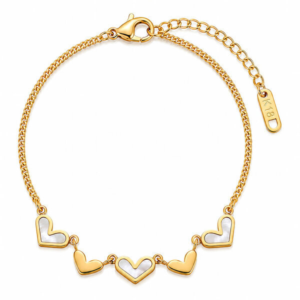 PVD Gold-Plated Stainless Steel Bracelet - Intensity