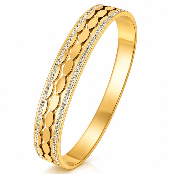 PVD Gold-Plated Stainless Steel Bracelet - Intensity