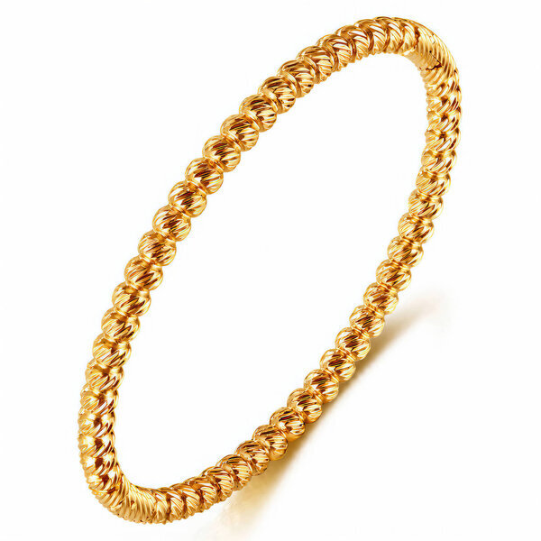 PVD Gold-Plated Stainless Steel Bracelet - Intensity