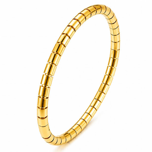 PVD Gold-Plated Stainless Steel Bracelet - Intensity