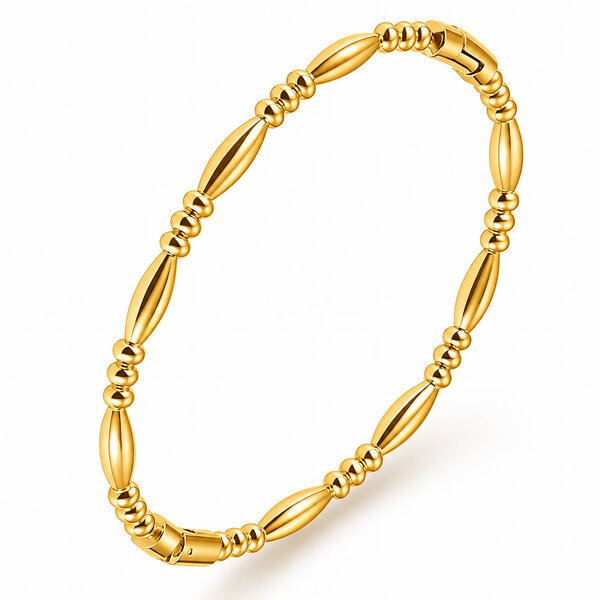PVD Gold-Plated Stainless Steel Bracelet - Intensity