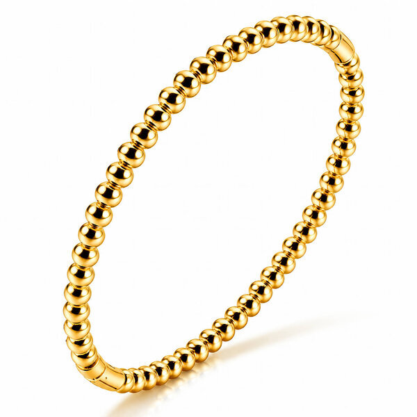 PVD Gold-Plated Stainless Steel Bracelet - Intensity