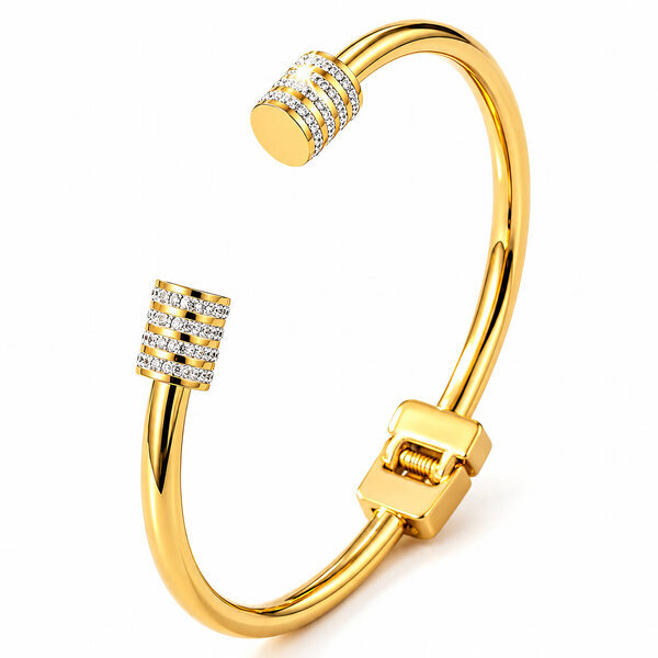PVD Gold-Plated Stainless Steel Bracelet - Intensity