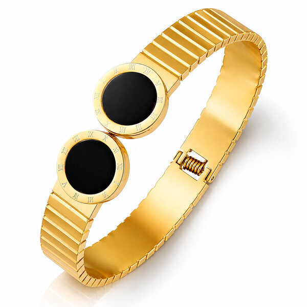 PVD Gold-Plated Stainless Steel Bracelet - Intensity
