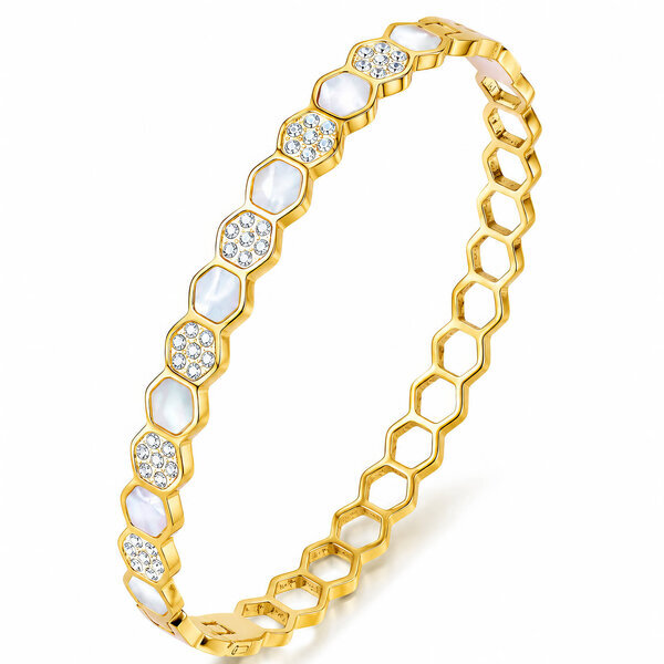 PVD Gold-Plated Stainless Steel Bracelet - Intensity