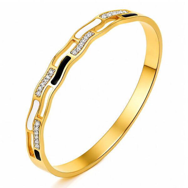 PVD Gold-Plated Stainless Steel Bracelet - Intensity