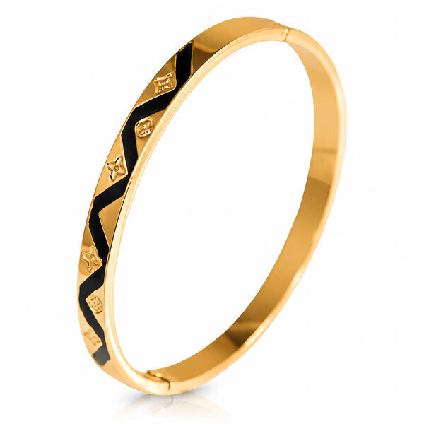 "Flower Meadow" PVD Gold-Plated Stainless Steel Bracelet - Intensity