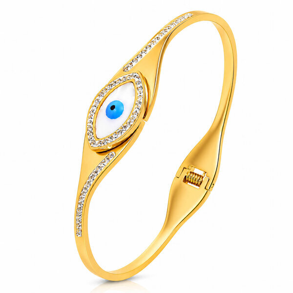 "Evil Eye" PVD Gold-Plated Stainless Steel Bracelet - Intensity