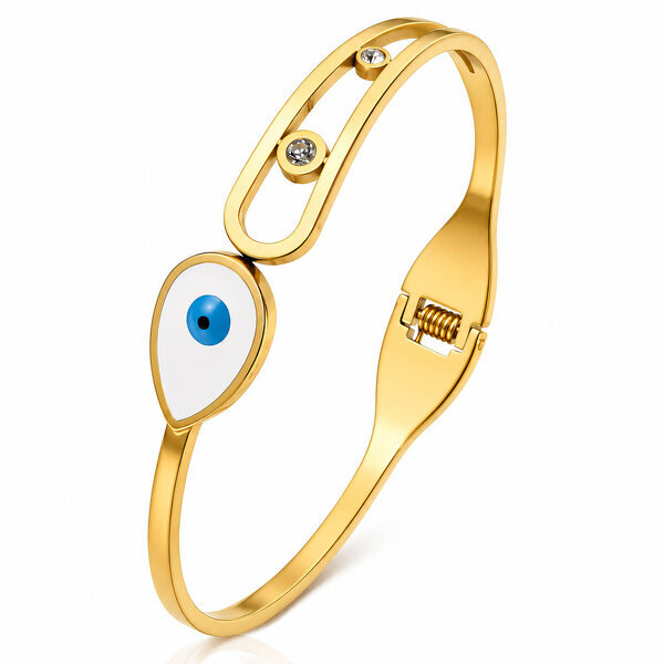 "Evil Eye" PVD Gold-Plated Stainless Steel Bracelet - Intensity