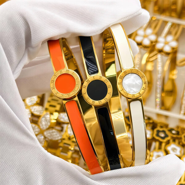PVD Gold-Plated Stainless Steel Bracelet - Intensity