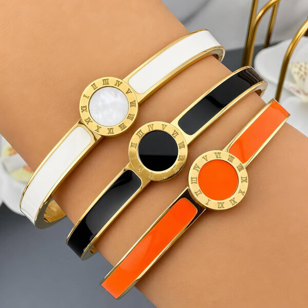PVD Gold-Plated Stainless Steel Bracelet - Intensity