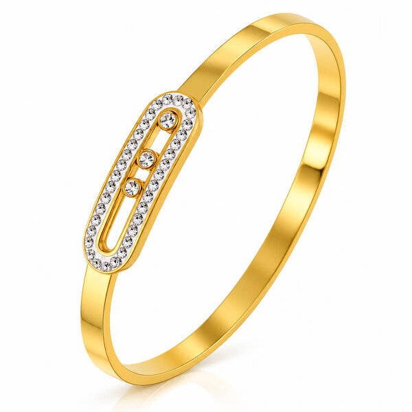 PVD Gold-Plated Stainless Steel Bracelet - Intensity