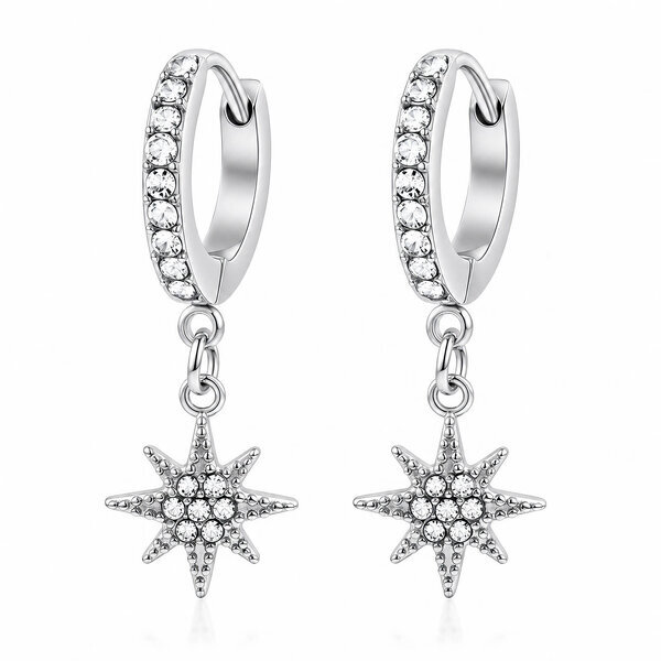 "Stars" PVD Gold-Plated Stainless Steel Earrings - Intensity