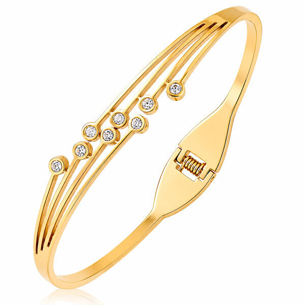 PVD Gold-Plated Stainless Steel Bracelet - Intensity