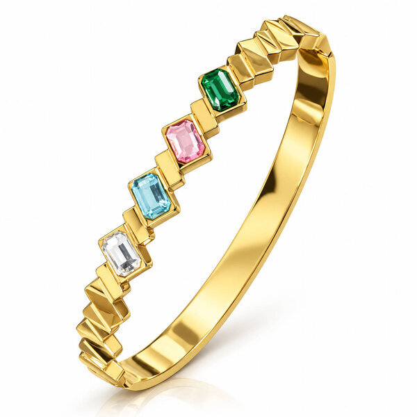 PVD Gold-Plated Stainless Steel Bracelet - Intensity