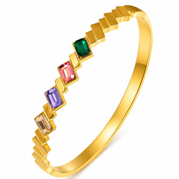 PVD Gold-Plated Stainless Steel Bracelet - Intensity