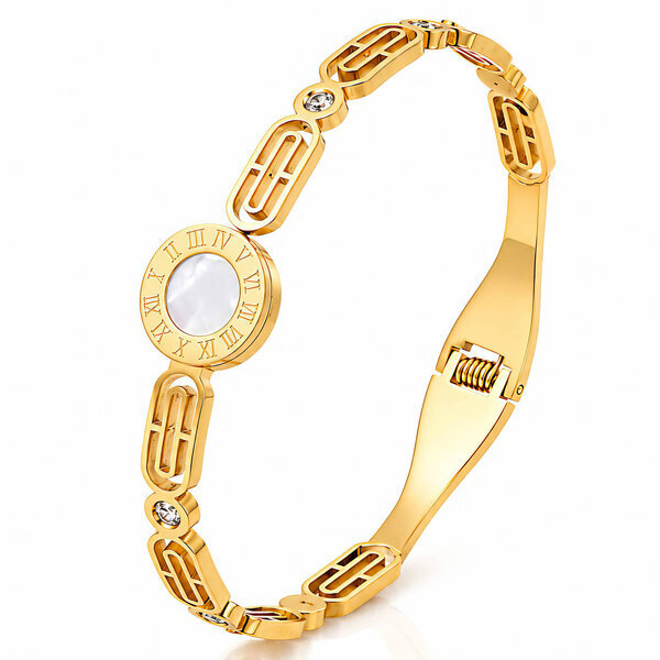 PVD Gold-Plated Stainless Steel Bracelet - Intensity