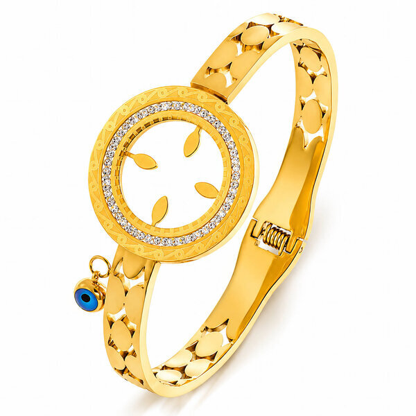 "Evil Eye" PVD Gold-Plated Stainless Steel Bracelet - Intensity